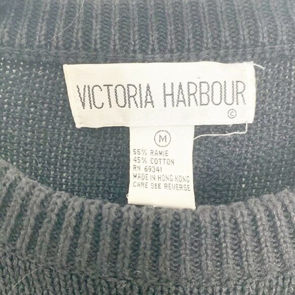 Victoria Harbour Vintage Women’s Black Jewel Tassel Sweater Top Size Medium - Picture 4 of 6